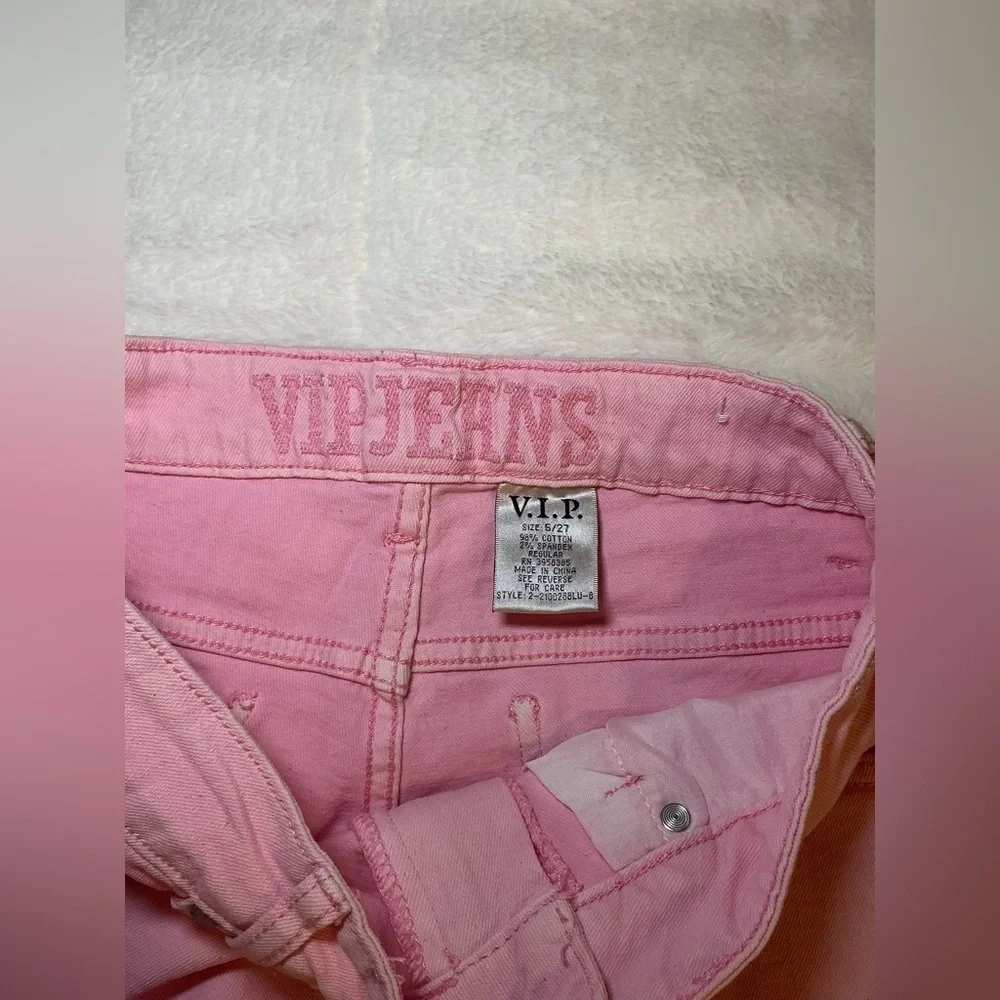 VIP Pink Flare Jeans - Picture 3 of 7
